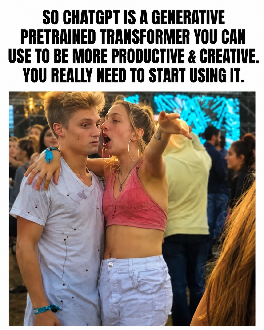 ChatGPT productivity meme